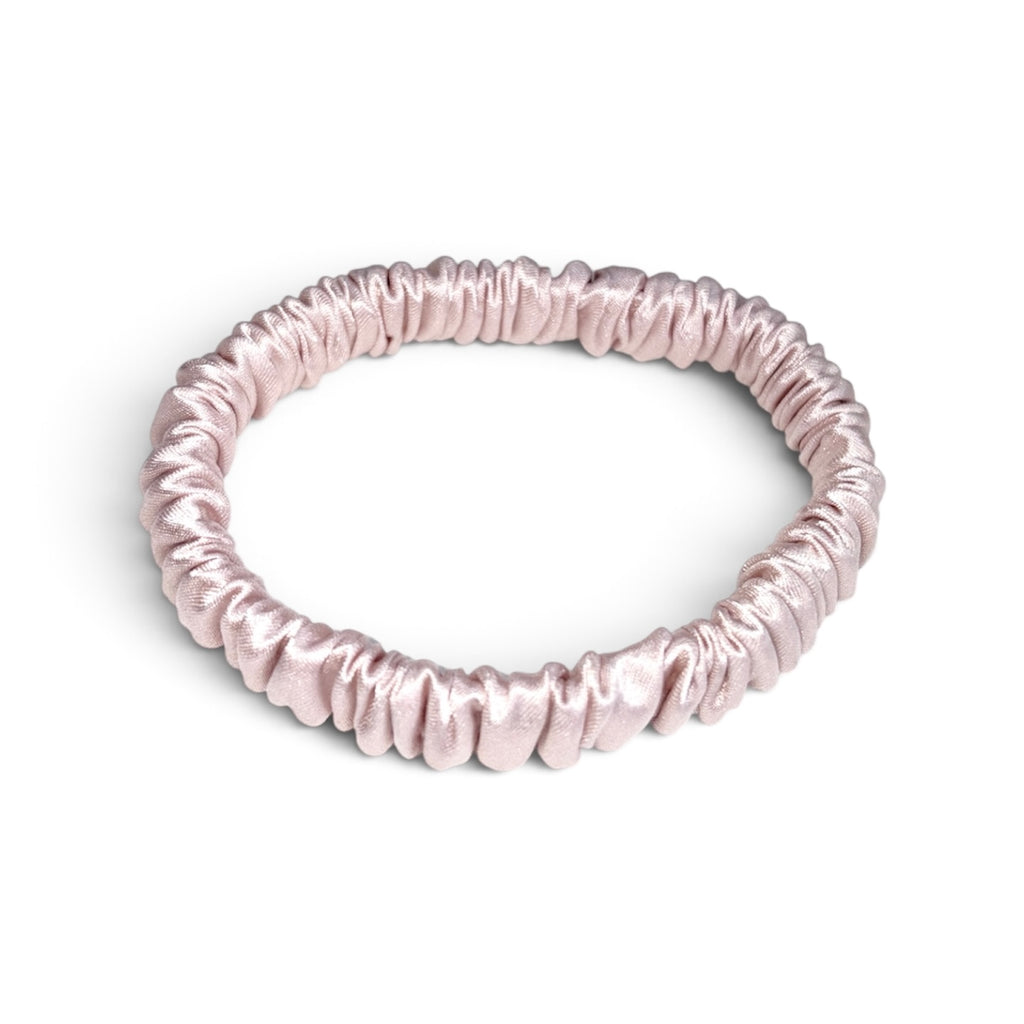 22 Momme Silk Slim Scrunchie | Luxury Hair Tie | 100% Silk