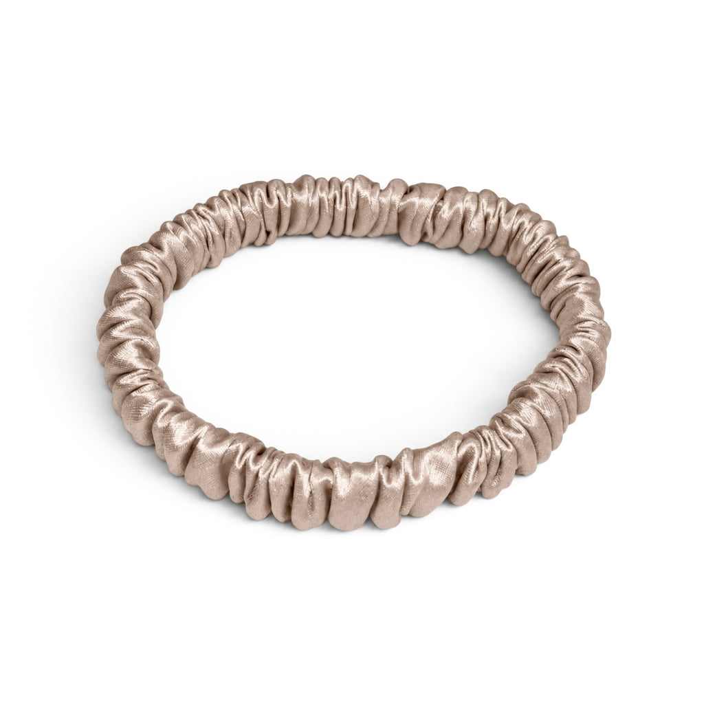 22 Momme Silk Slim Scrunchie | Luxury Hair Tie | 100% Silk