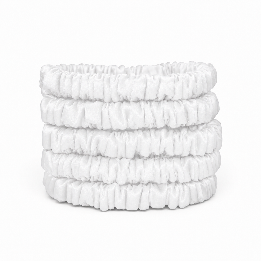 22 Momme Silk Slim Scrunchie | Luxury Hair Tie | 100% Silk
