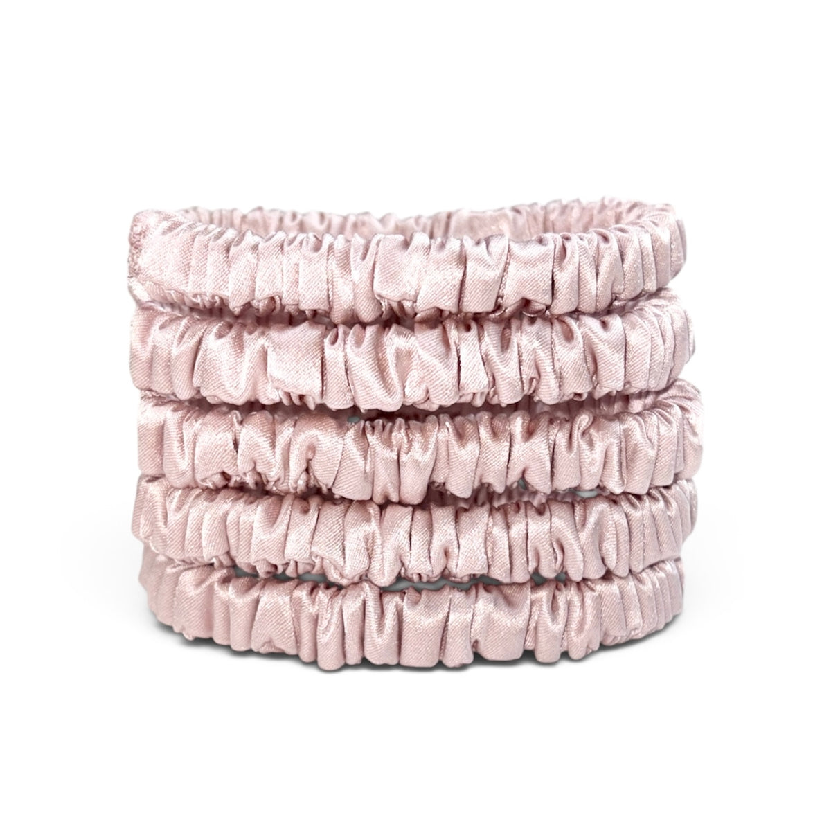 22 Momme Silk Slim Scrunchie | Luxury Hair Tie | 100% Silk