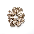 22 Momme Silk Scrunchie Set | Caramel | Large, Medium & Slim Hair Tie