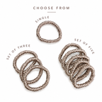 22 Momme Silk Slim Scrunchie | Luxury Hair Tie | 100% Silk