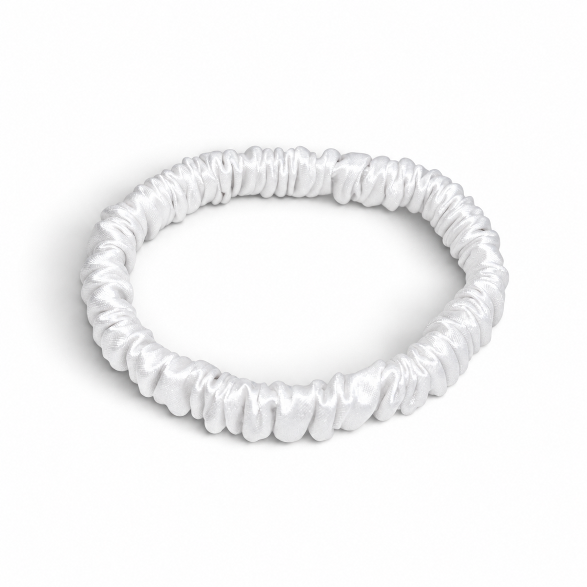 22 Momme Silk Slim Scrunchie | Luxury Hair Tie | 100% Silk