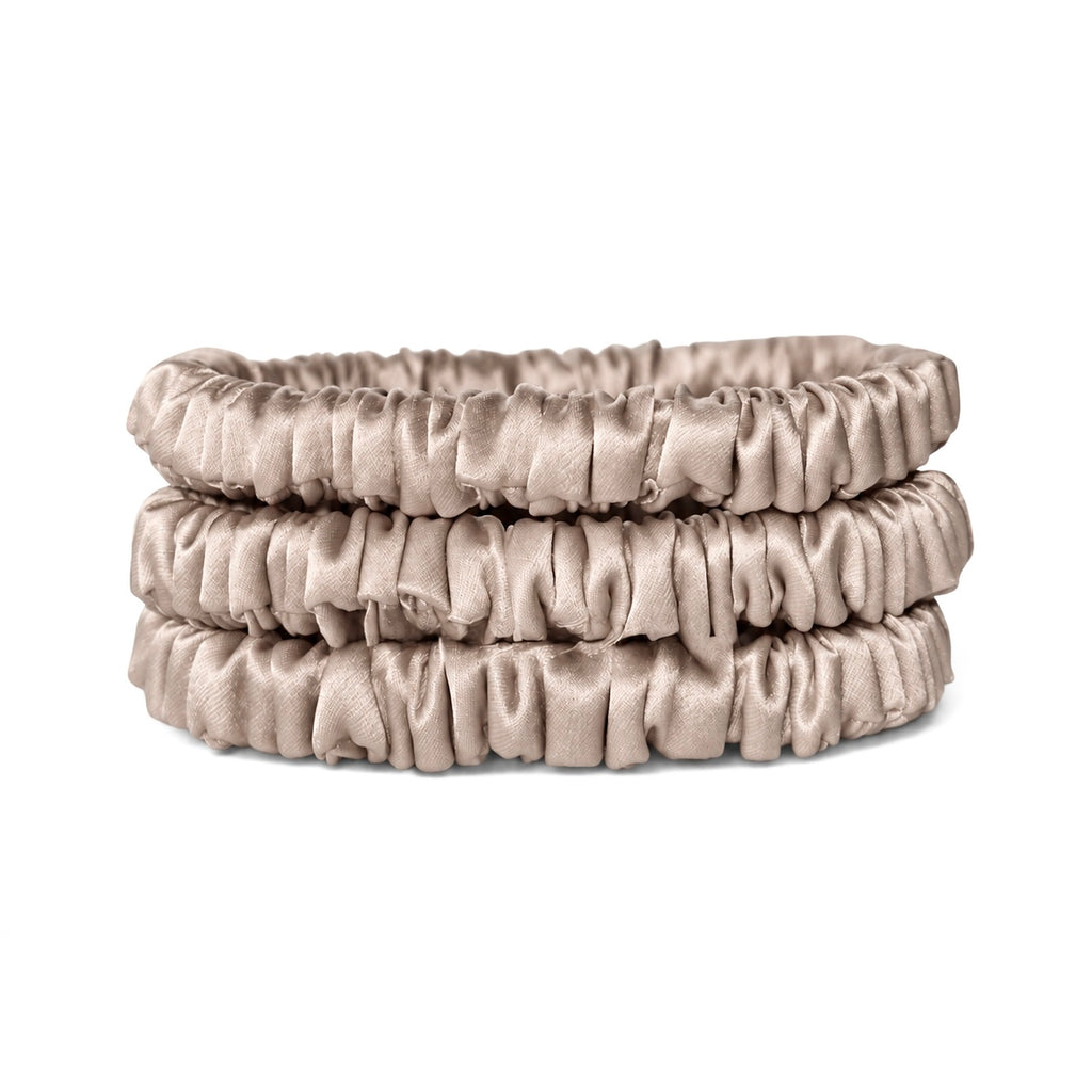 22 Momme Silk Slim Scrunchie | Luxury Hair Tie | 100% Silk