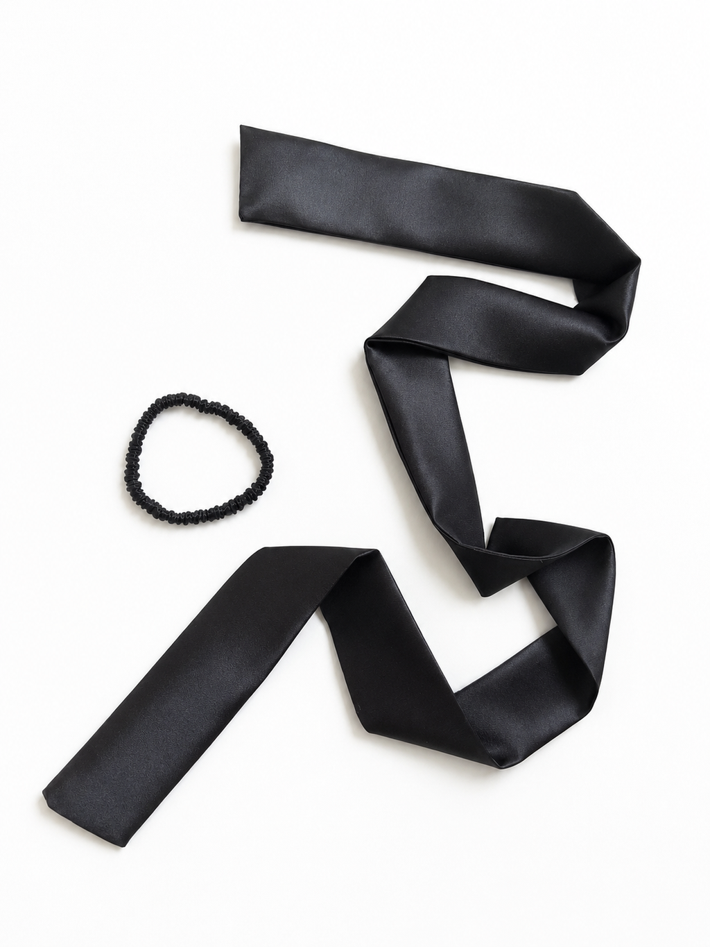 Pure Silk Styling Collection | 22 Momme Silk Headband, Large Silk Scrunchie & Skinny Silk Scrunchie & 95 cm Hair Ribbon | Luxury Gift Set