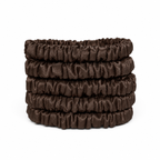 22 Momme Silk Slim Scrunchie | Luxury Hair Tie | 100% Silk