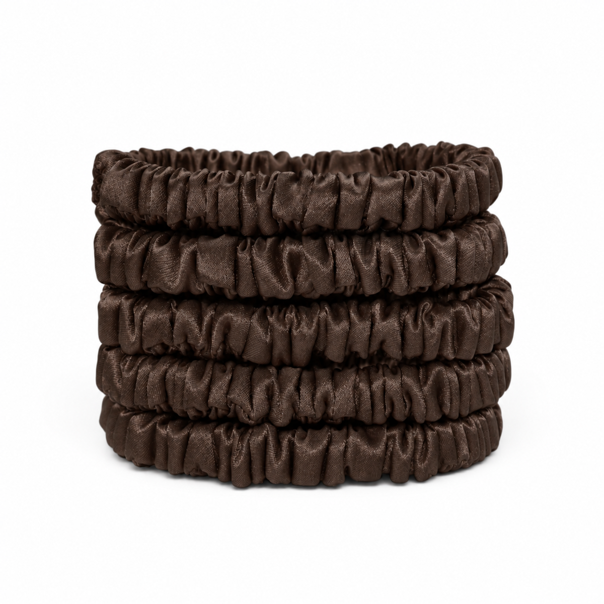 22 Momme Silk Slim Scrunchie | Luxury Hair Tie | 100% Silk