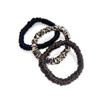 22 Momme Silk Slim Scrunchies Set of 3 | Pure Mulberry Silk Hair Scrunchies