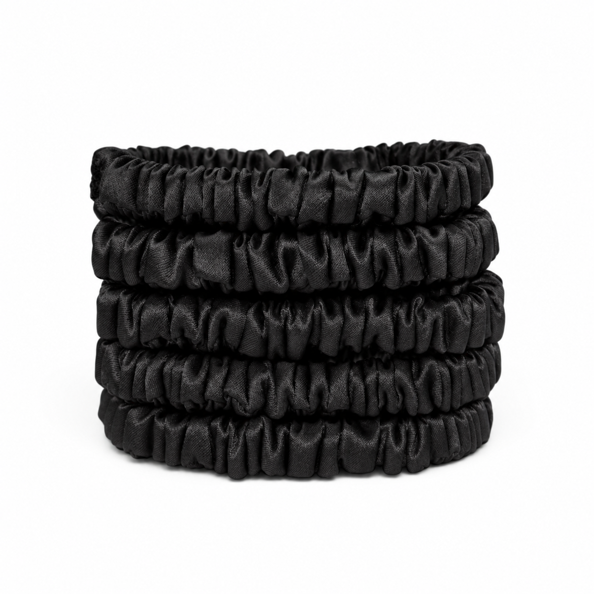22 Momme Silk Slim Scrunchie | Luxury Hair Tie | 100% Silk