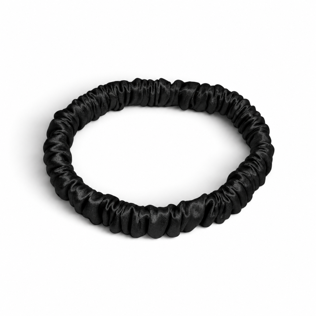 22 Momme Silk Slim Scrunchie | Luxury Hair Tie | 100% Silk