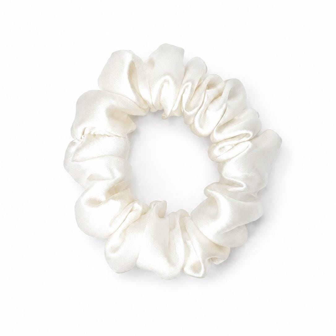 22 Momme Silk Scrunchie | 100% Mulberry Silk Hair Tie | Luxury Oversized Silk Scrunchie | Gentle Hair Elastic | Gift for Her