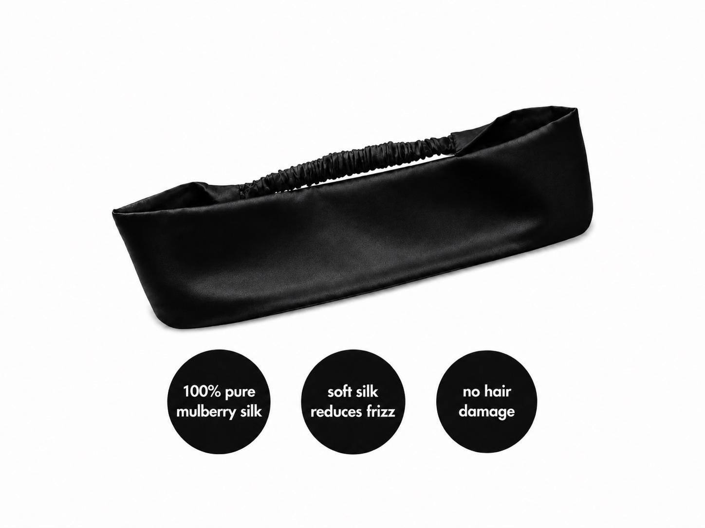 22 Momme Mulberry Silk Hair Set | Silk Headband, Large Scrunchie & Skinny Scrunchie | Luxury Hair Gift for Women