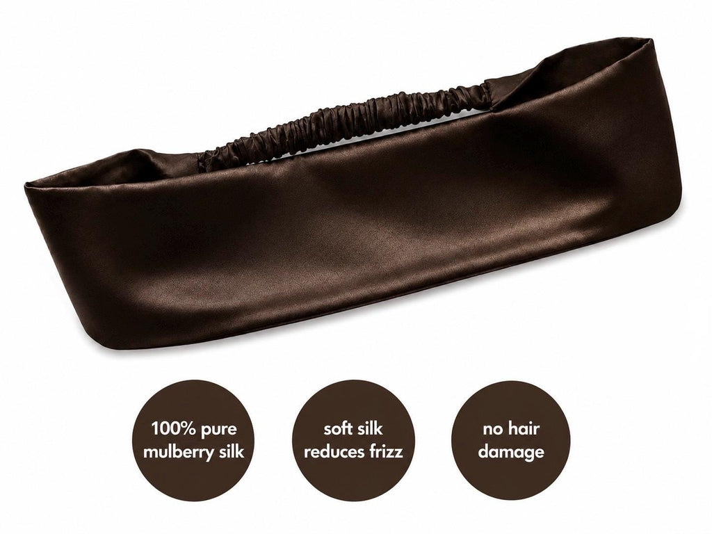 22 Momme Mulberry Silk Headband | 100% Pure Silk Hair Band | Luxury Headband | Gentle Hair Accessory | No Hair Damage