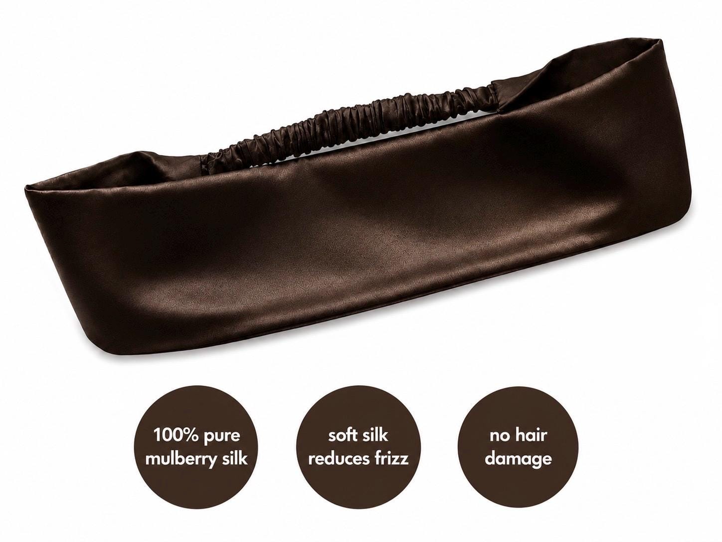 22 Momme Mulberry Silk Headband | 100% Pure Silk Hair Band | Luxury Headband | Gentle Hair Accessory | No Hair Damage