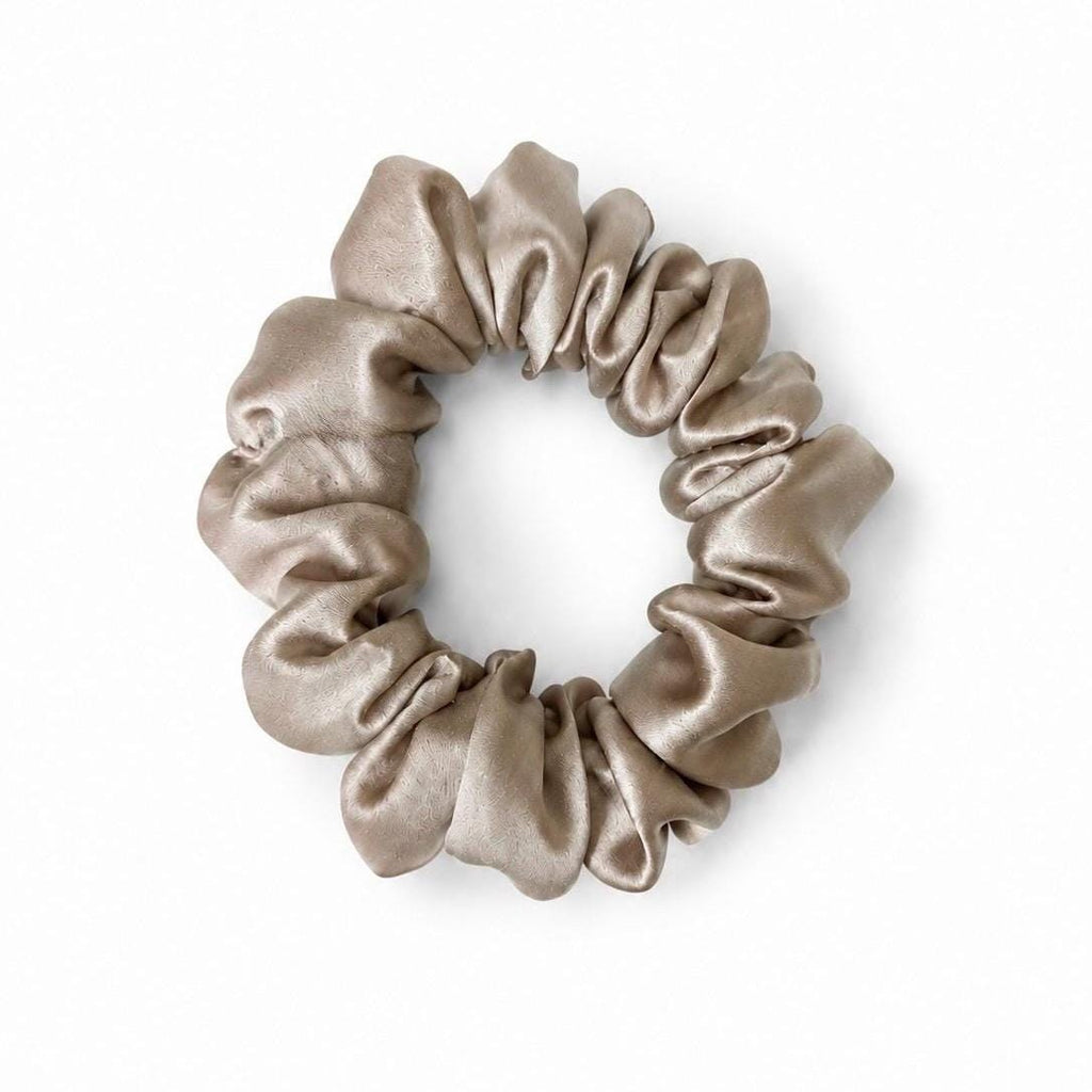 22 Momme Silk Scrunchie | 100% Mulberry Silk Hair Tie | Luxury Oversized Silk Scrunchie | Gentle Hair Elastic | Gift for Her