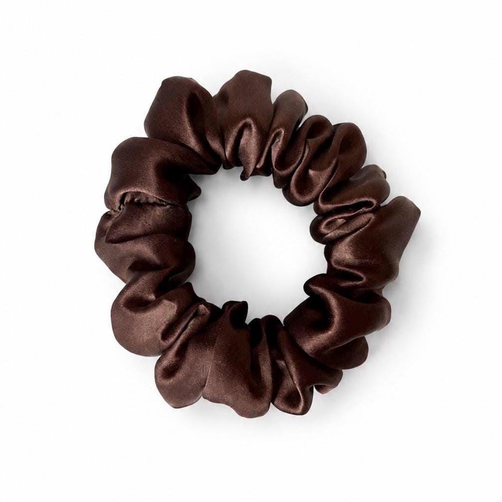 22 Momme Silk Scrunchie | 100% Mulberry Silk Hair Tie | Luxury Oversized Silk Scrunchie | Gentle Hair Elastic | Gift for Her