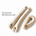 22 Momme Silk Heatless Blowout Rod Set – 3 Snap Hair Rollers