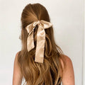 Pure Mulberry Silk Ribbon | 22 Momme Silk Hair Ribbon | Luxury Hair Bow | Silk Ponytail Wrap | Hair Gift for Women | Silk Skinny Scrunchie